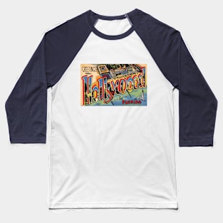 Greetings from Hollywood in Florida - Vintage Large Letter Postcard Baseball T-Shirt